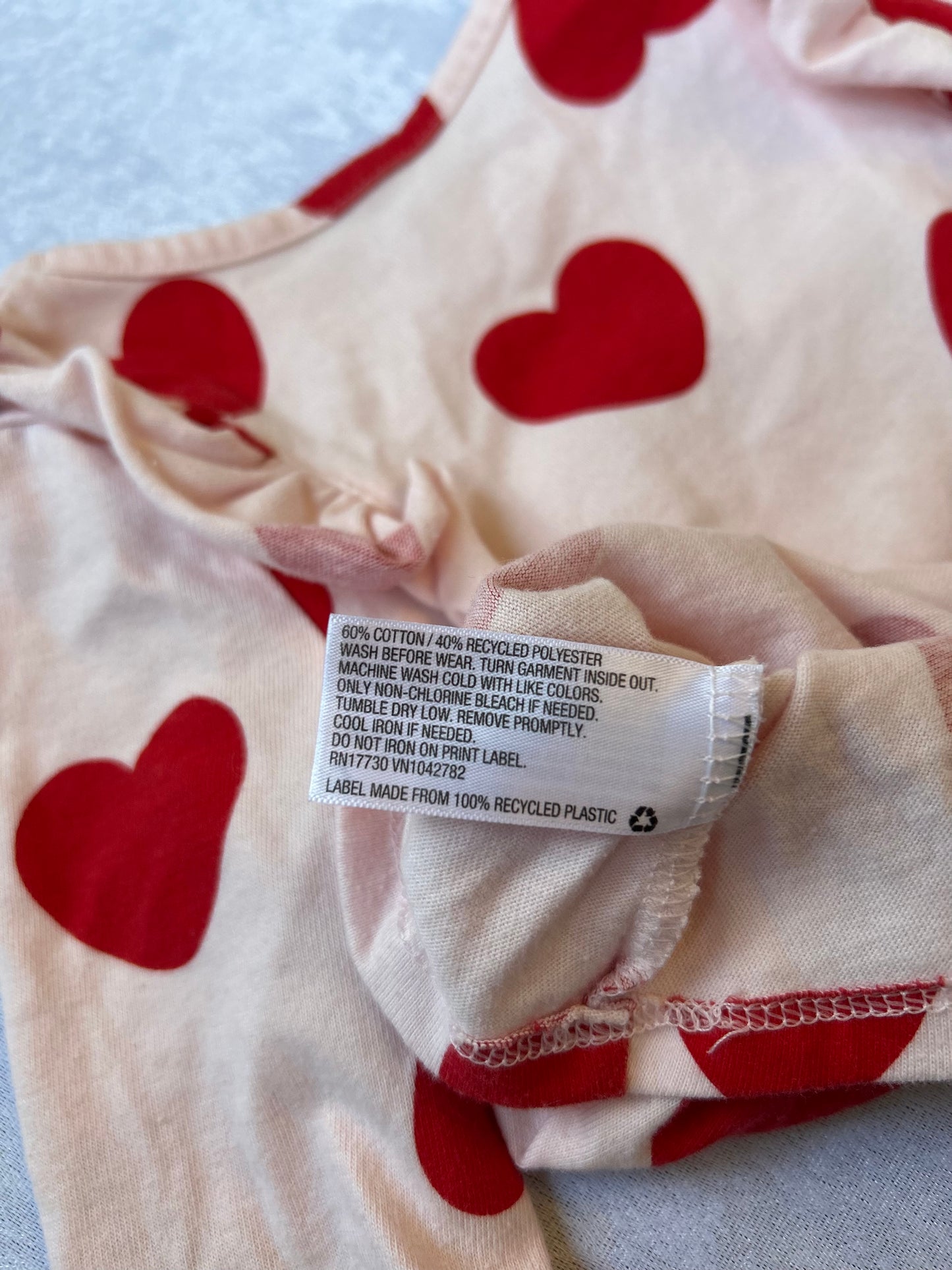 Heart Ruffle Long Sleeve Shirt | Cat & Jack