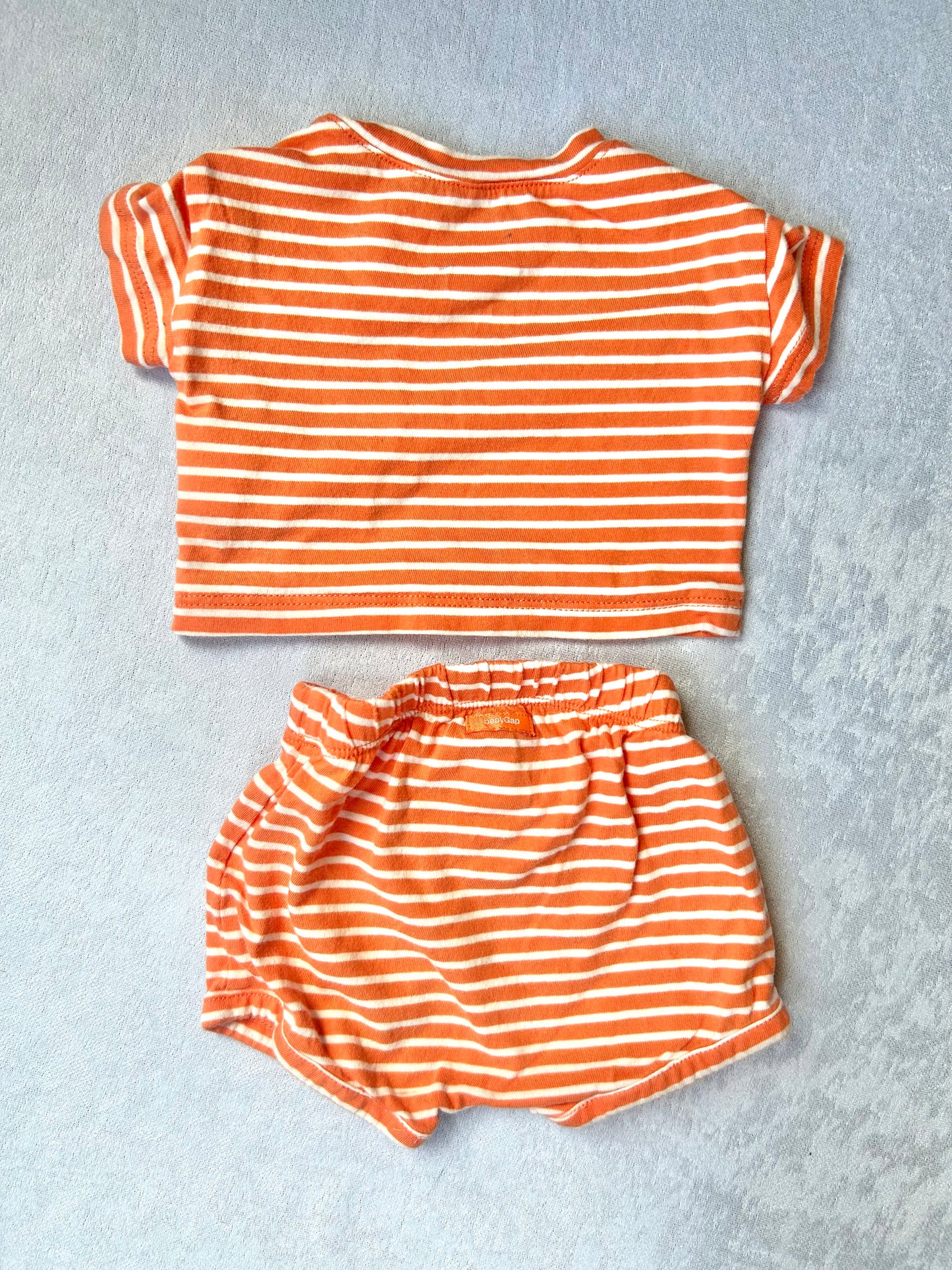 Orange Striped 2 Piece Set | Gap
