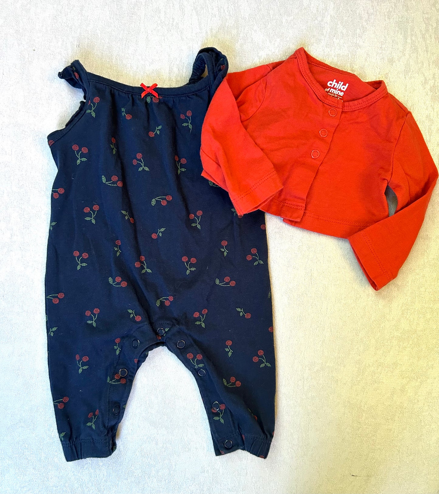 Cherry Romper & Cardigan | Carter’s