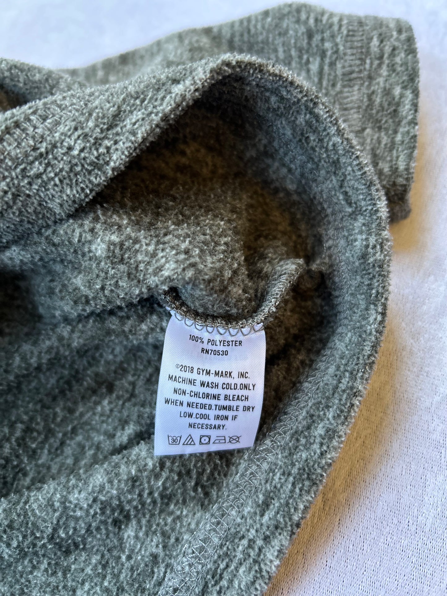 Fleece Quarter Zip Sweatshirt