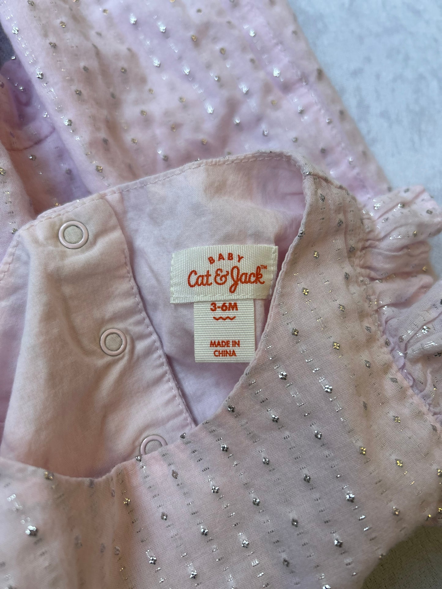 Pink & Silver Romper | Cat & Jack