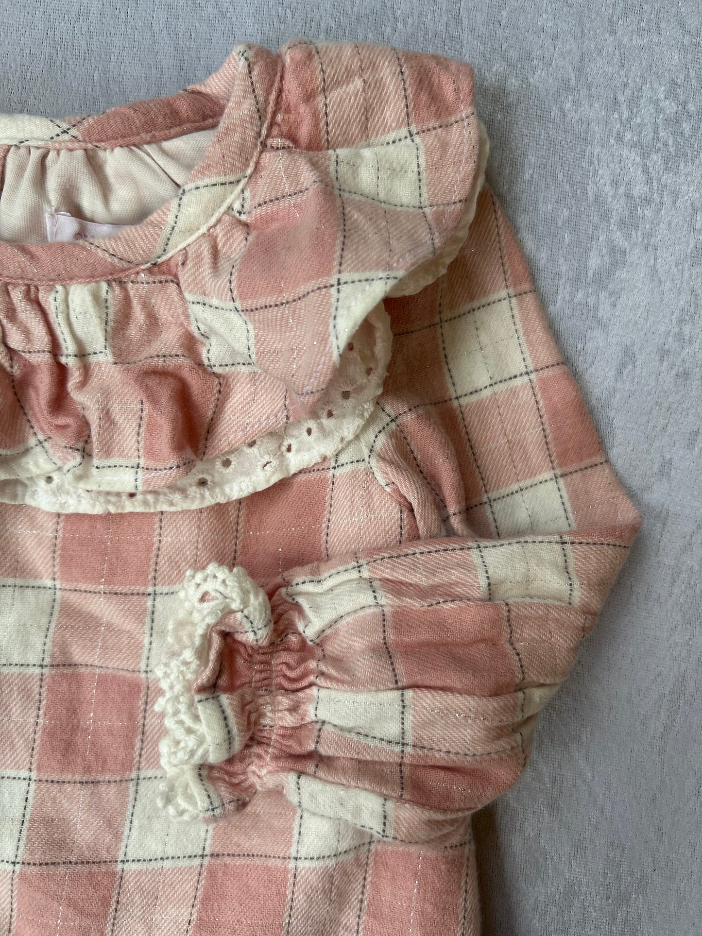 Pink Plaid Dress | Shabby Chic