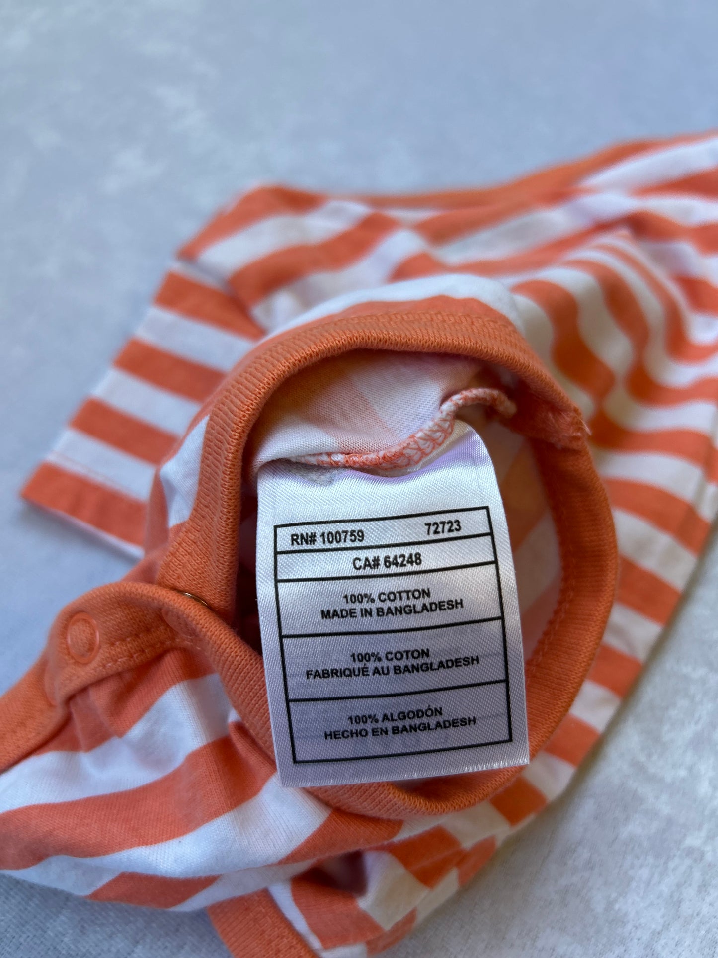 Orange Striped Bodysuit | Puma