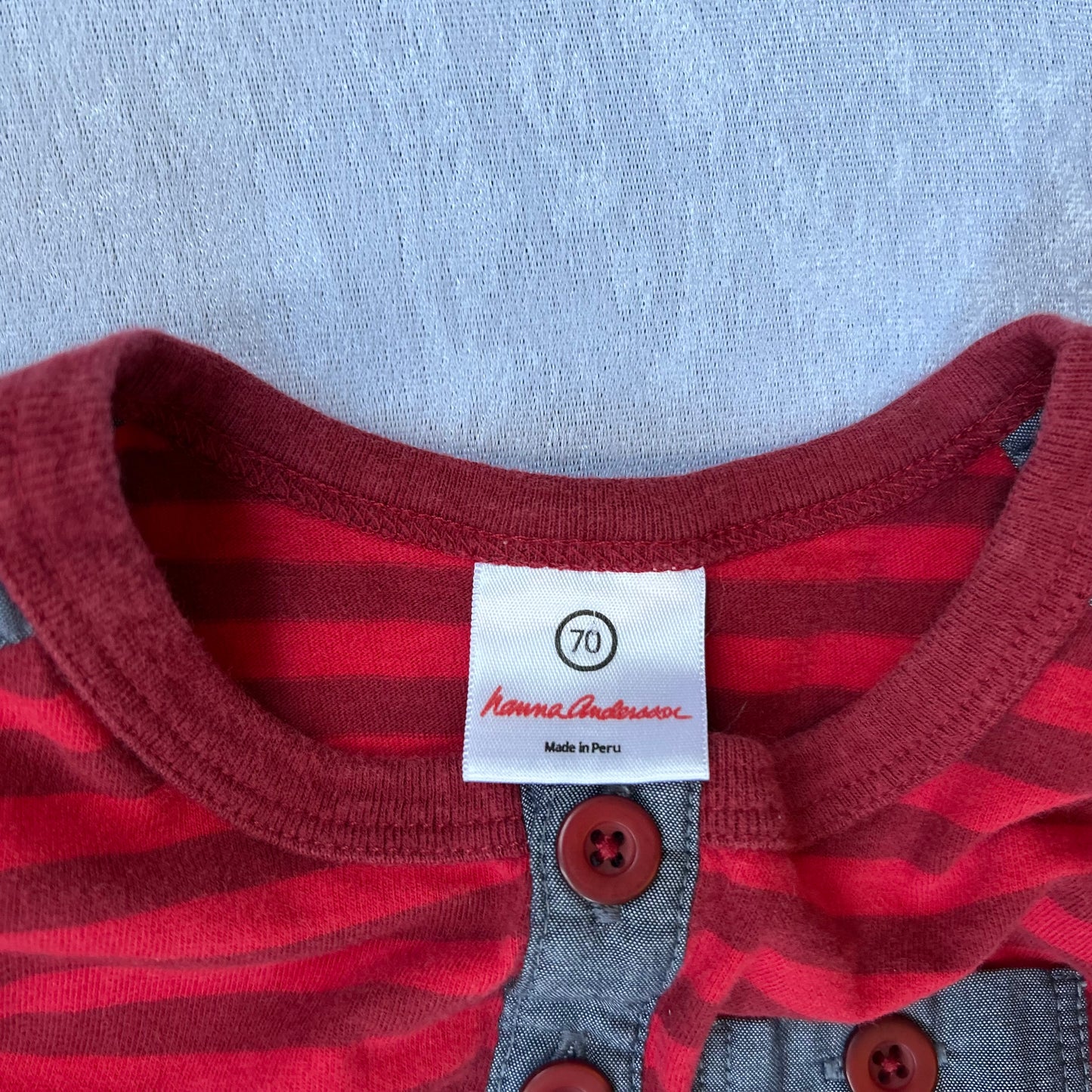 Red Striped Long Sleeve Shirt | Hanna Andersson