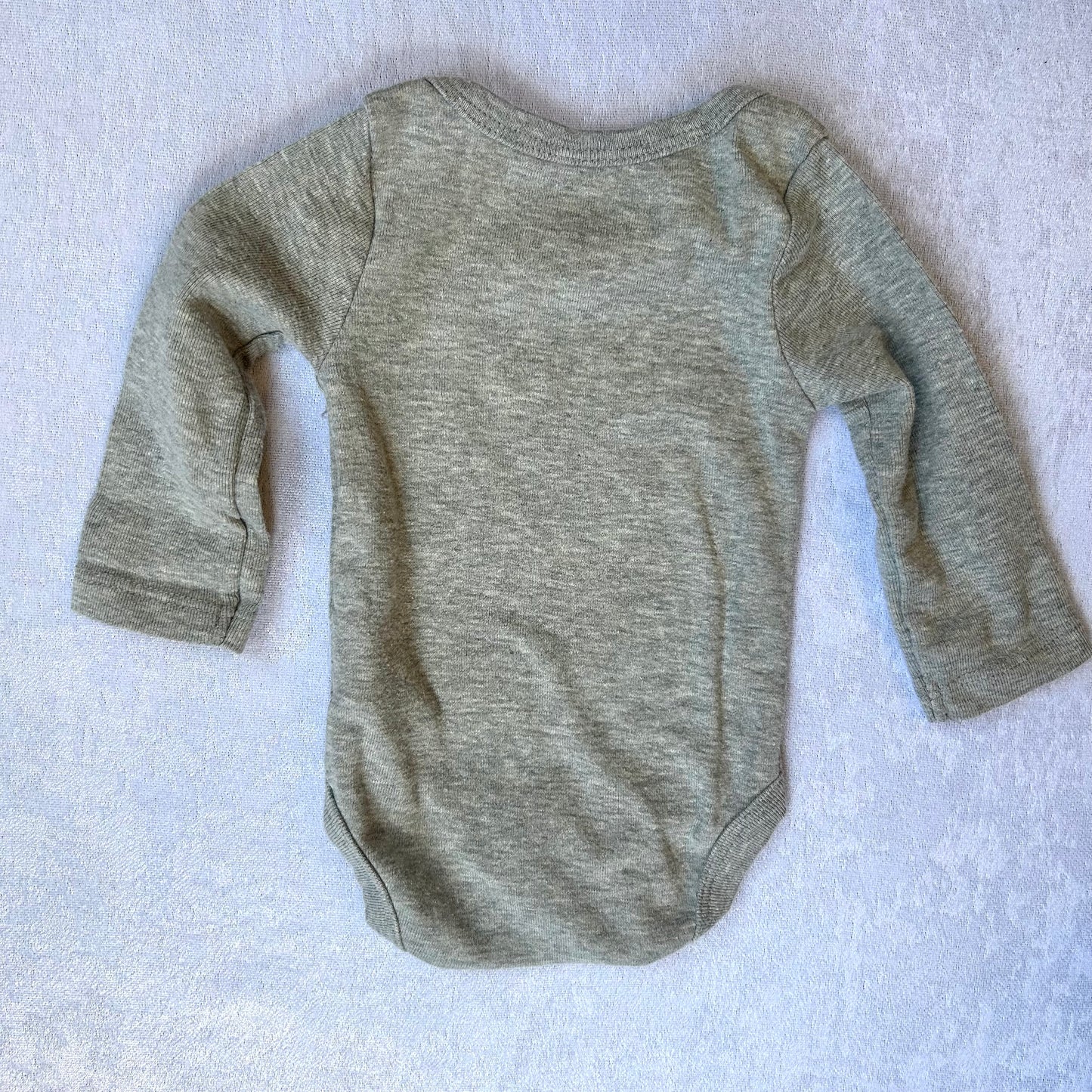 Gray Long Sleeve Bodysuit | Cloud Island