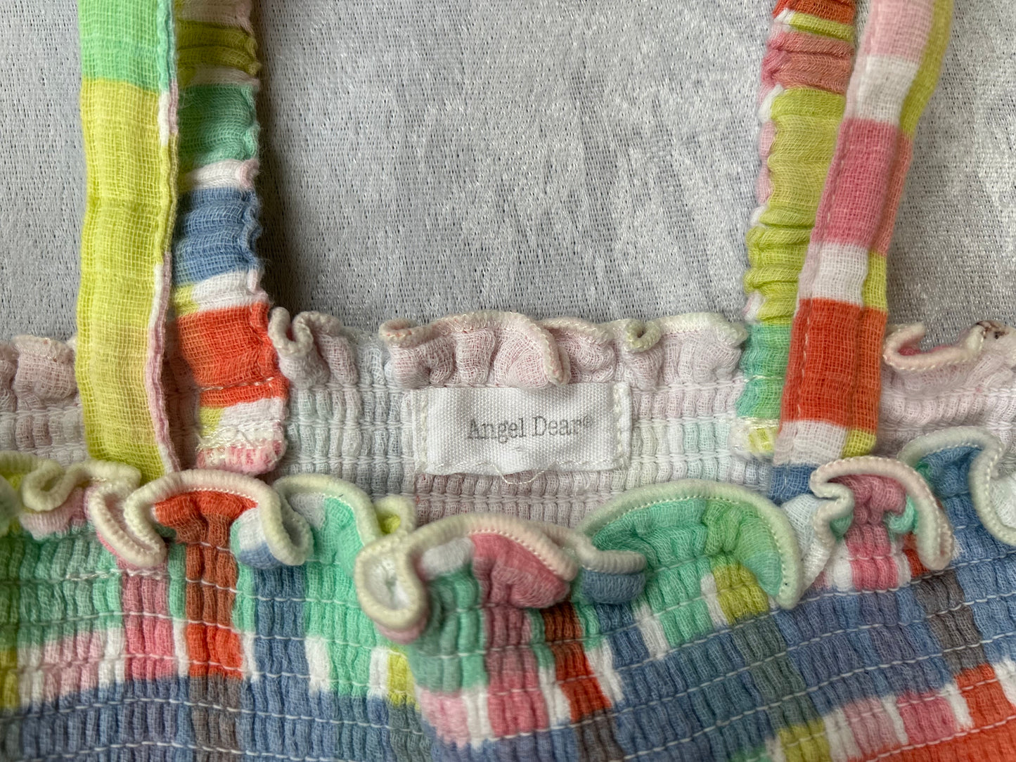 Colorful Plaid Dress | Angel Dear