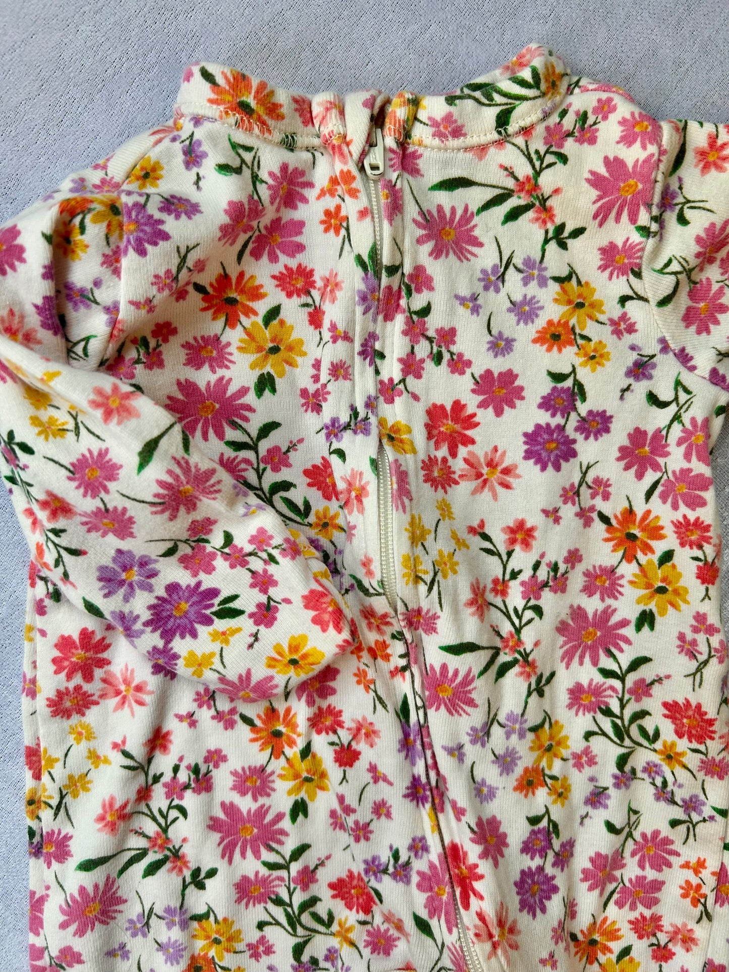 Flower Zipper Sleeper | Old Navy