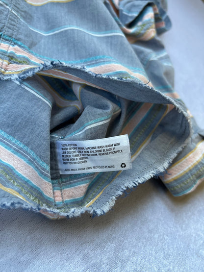 Striped Hooded Shirt