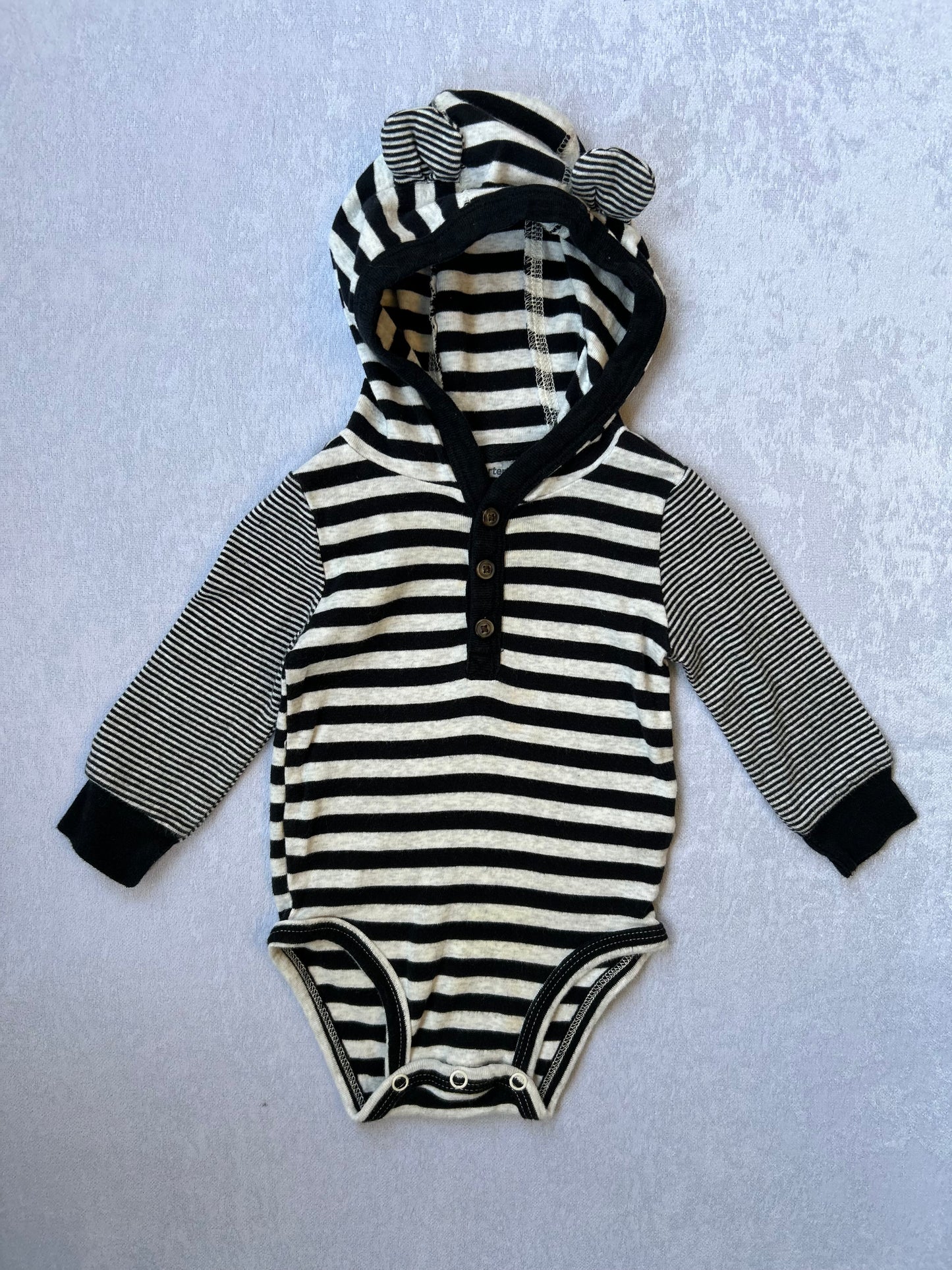 Hooded Striped Bodysuit Shirt | Carter’s