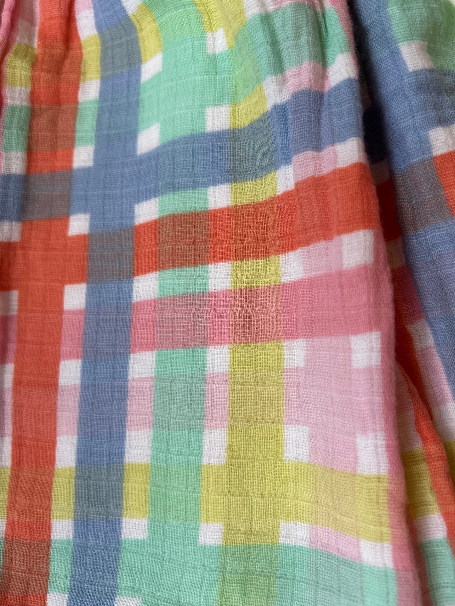 Colorful Plaid Dress | Angel Dear