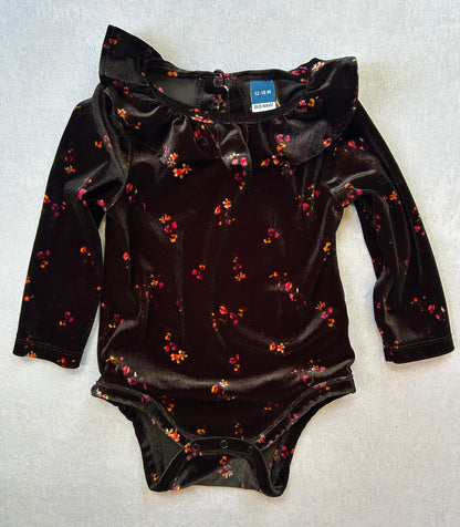 Velvet Bodysuit | Old Navy