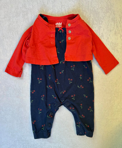 Cherry Romper & Cardigan | Carter’s