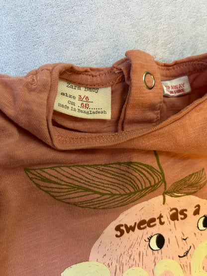Sweet Peach Shirt | Zara