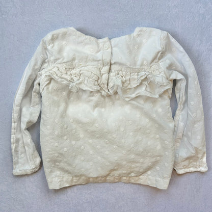 White Long Sleeve Shirt | Gymboree