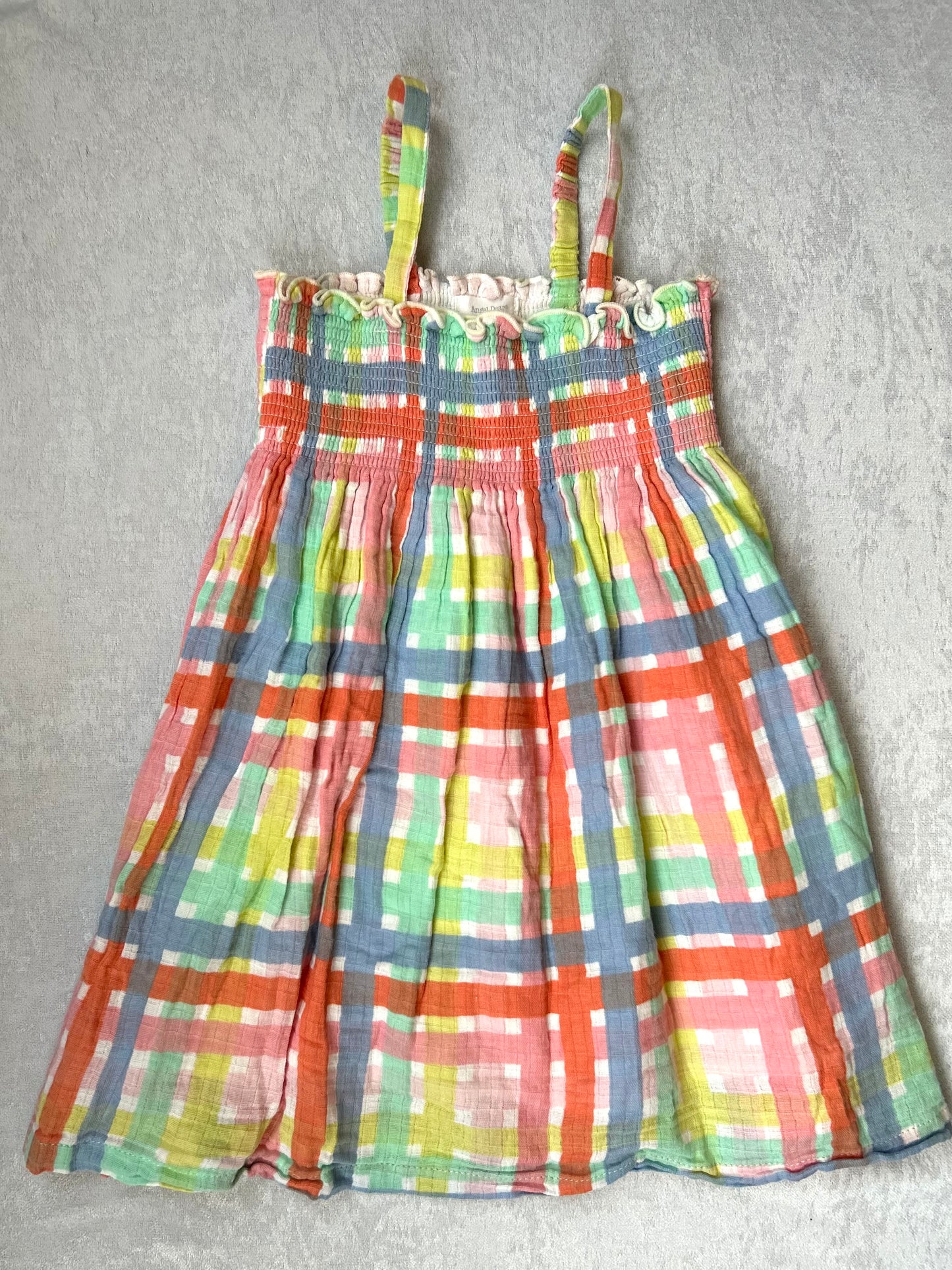 Colorful Plaid Dress | Angel Dear