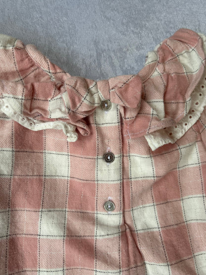 Pink Plaid Dress | Shabby Chic
