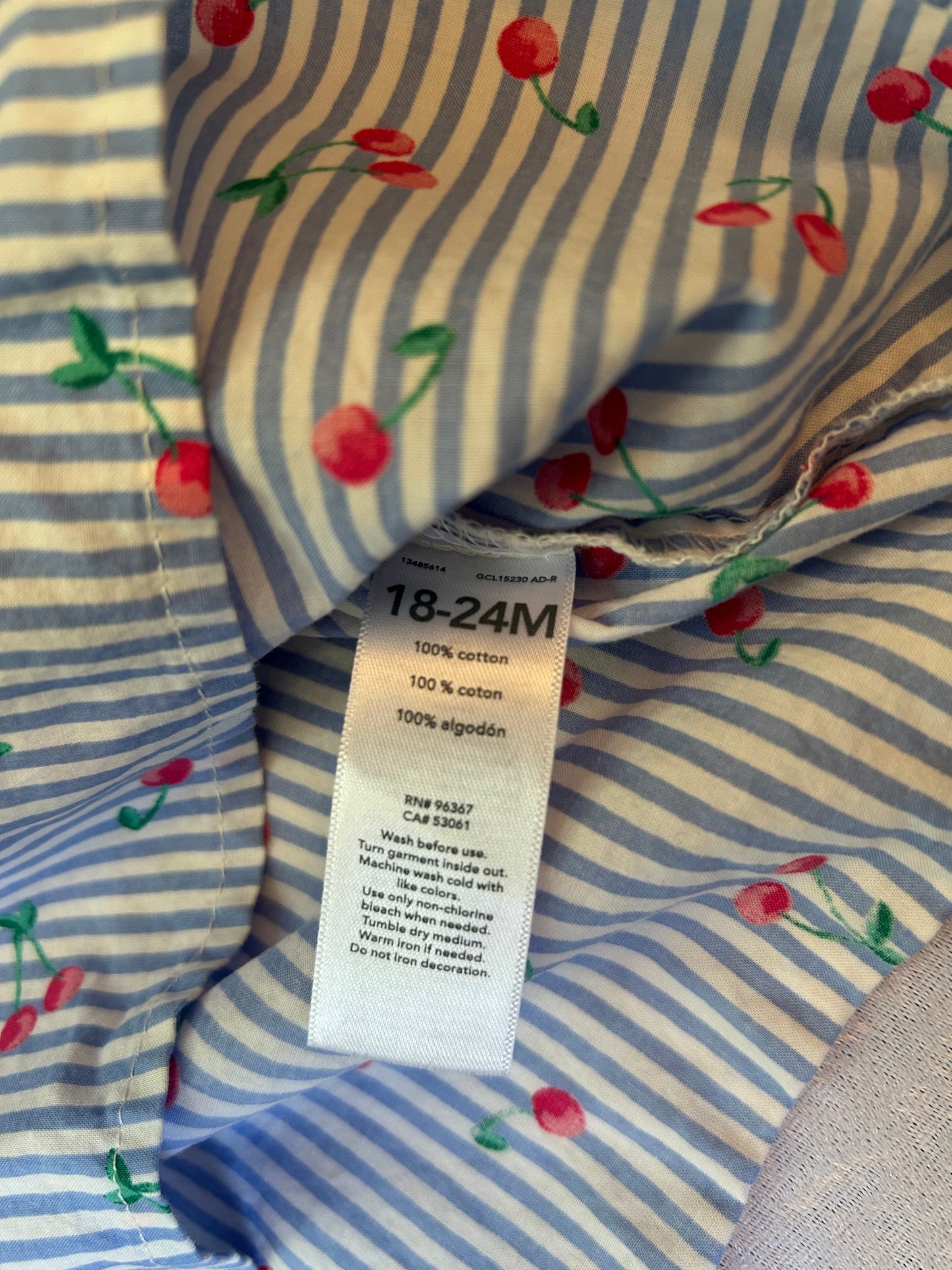 Striped Cherry Top | OshKosh