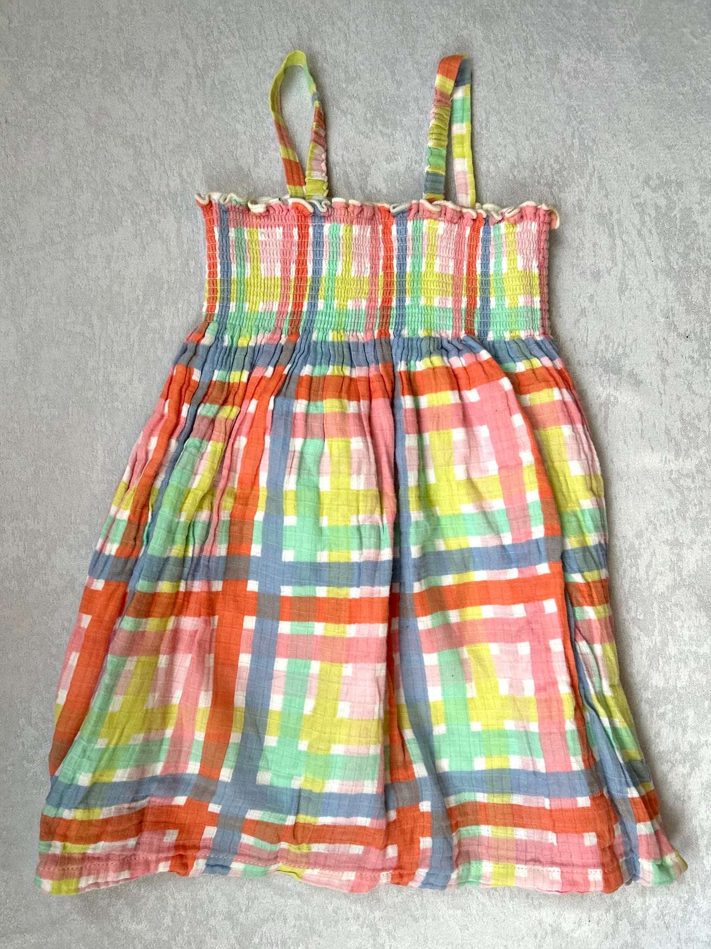 Colorful Plaid Dress | Angel Dear