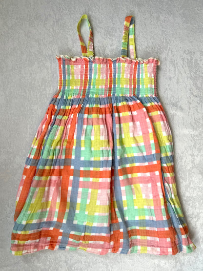 Colorful Plaid Dress | Angel Dear