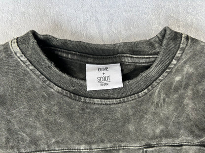Distressed Long Sleeve Shirt | Olive + Scout