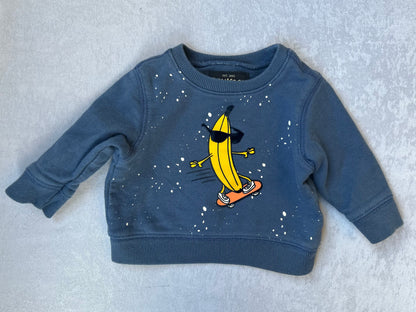 Skateboard Banana Crew Neck Sweatshirt