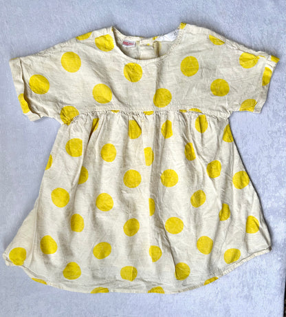 Yellow Dot Dress | Zara
