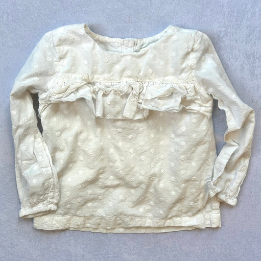 White Long Sleeve Shirt | Gymboree