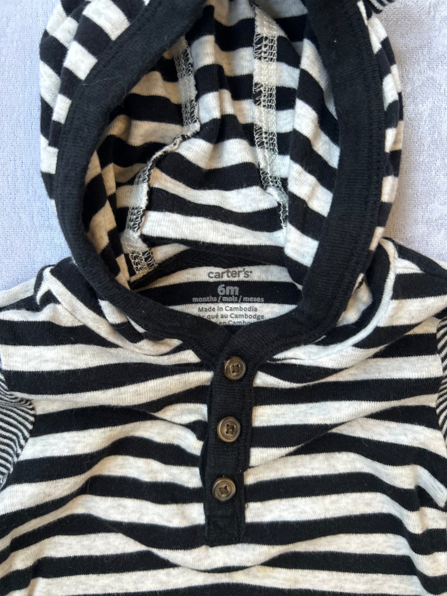 Hooded Striped Bodysuit Shirt | Carter’s