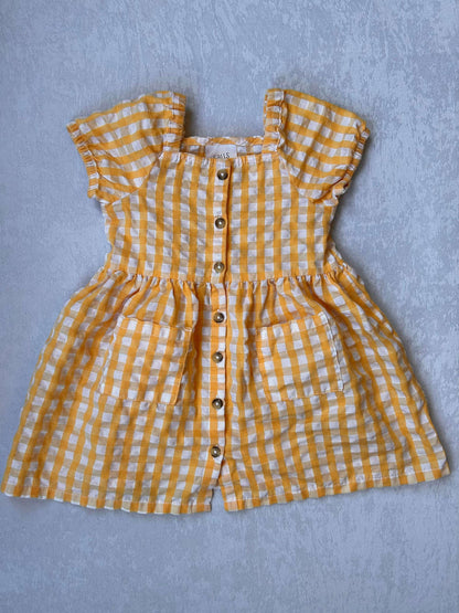Yellow Gingham Dress | Falls Creek