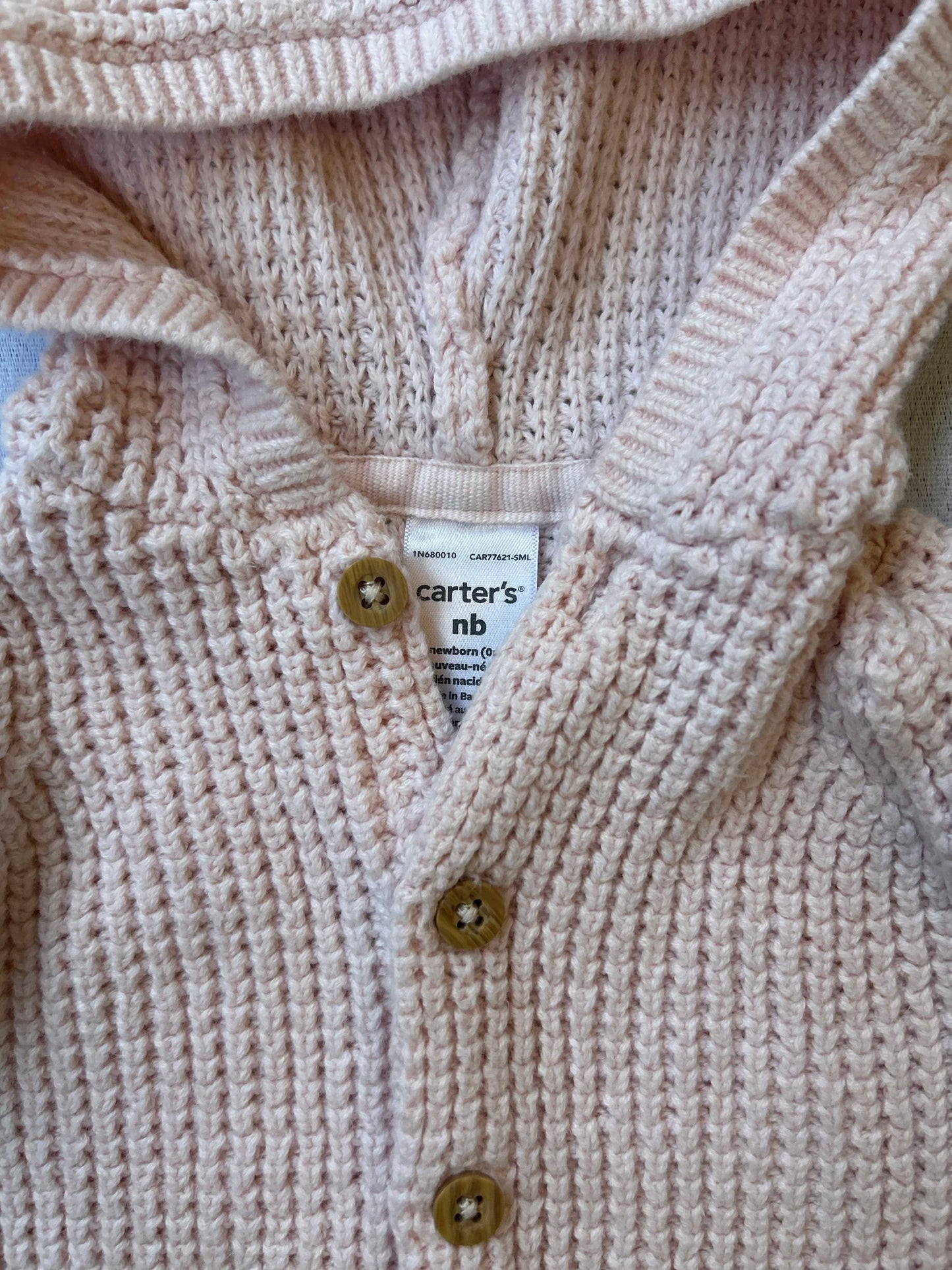 Light Pink Knit Cardigan | Carter’s